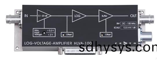HLVA-100對數(shu)的(de)帶寬(kuan)電壓放大器(qi)